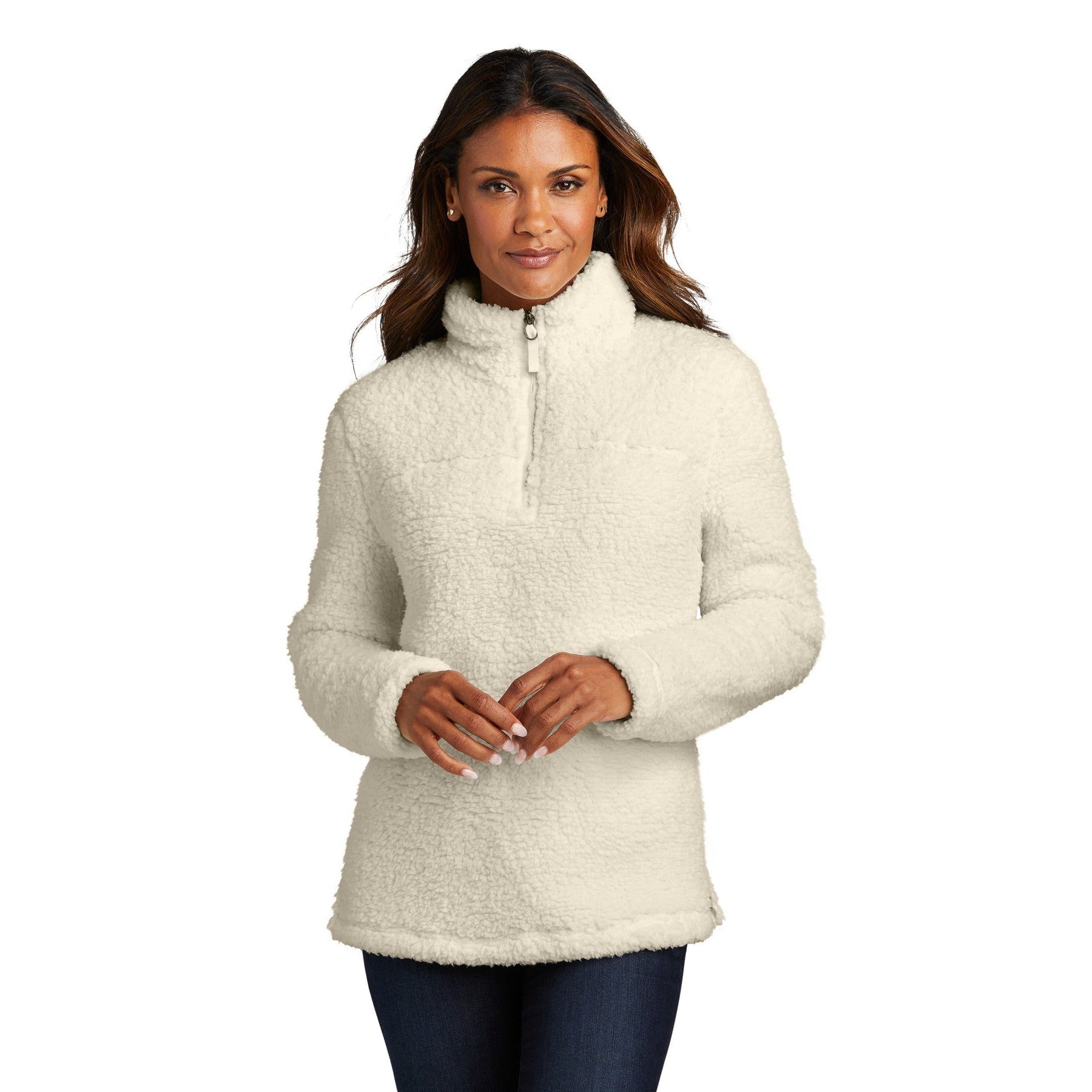 Port Authority-Port Authority® Women's Cozy 1/4-Zip Fleece L130-MedTech-4